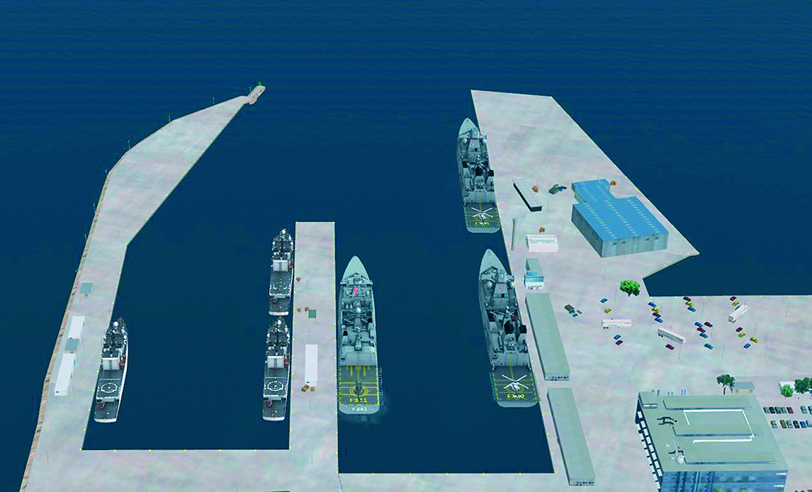 Kajanlægget udbygges til NATO standard.