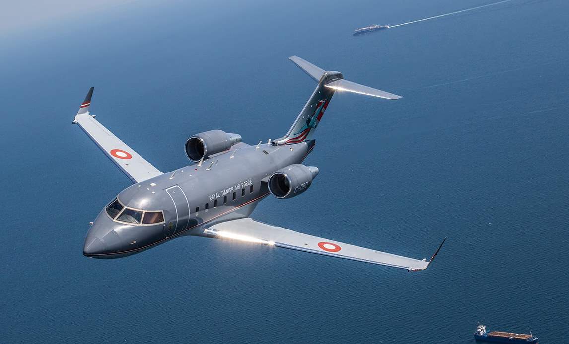 Dansk Challenger fra Air Transport Wing Aalborg