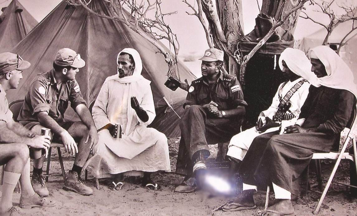 FN-observatører i Yemen.