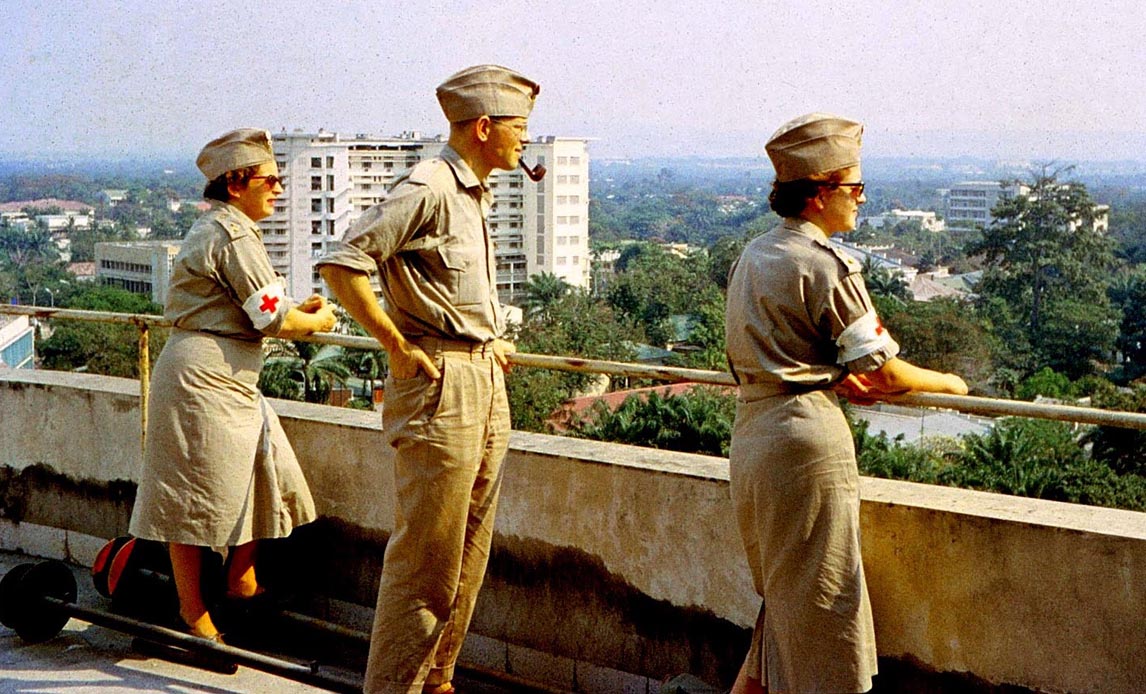 Foto taget i forbindelse med, at en dansk soldat fra flyvevåbnet - Paul E. Ancker - i august 1960 var udsendt til FN-missionen Organisation des Nations Unies à Congo (ONUC).
