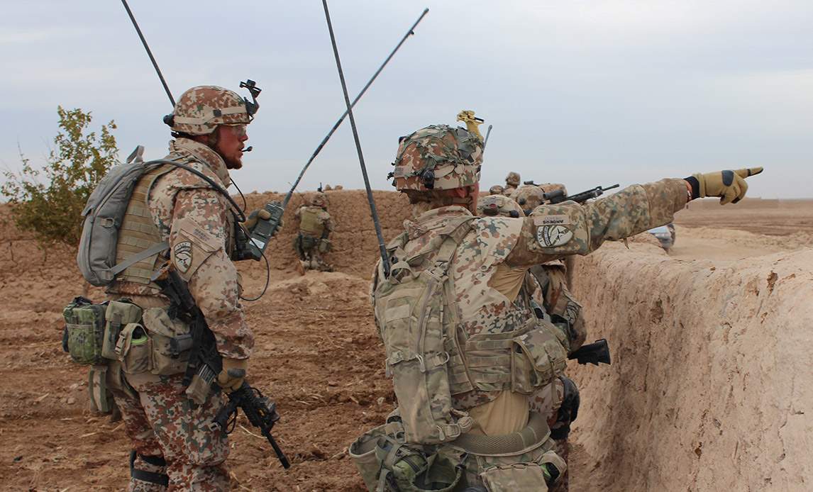 Danske soldater fra ISAF hold 14 har kampføling.