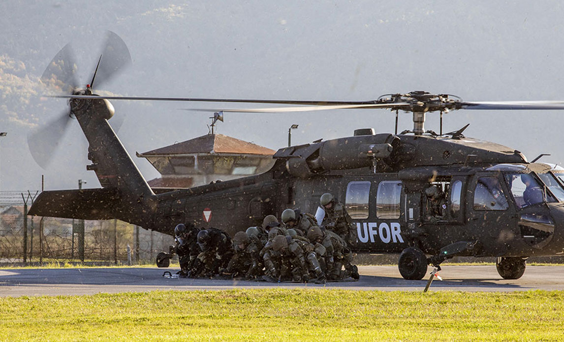 Øvelse for EUs styrke i Bosnien