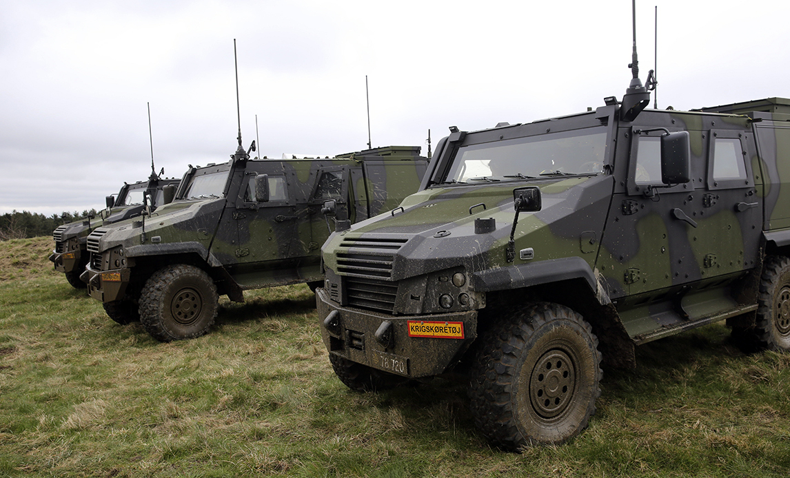 Eagle 5 ved overdragelse til Hæren i Slagelse i 2019