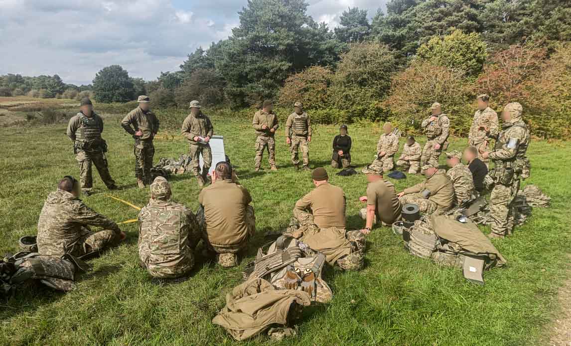 Ukrainere uddanner hinanden i storbritannien