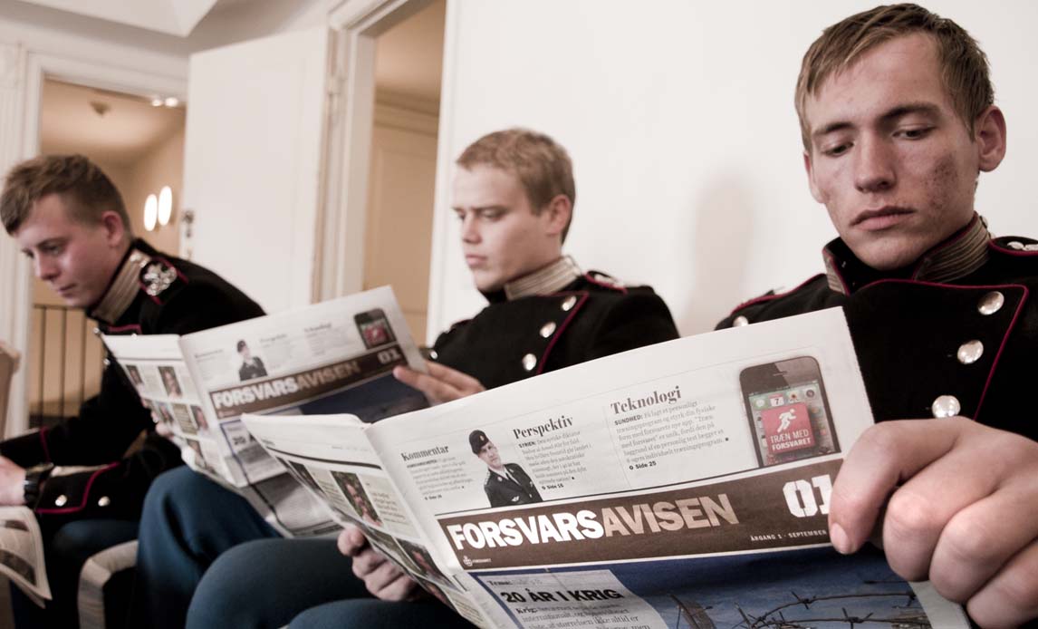 Første udgave af Forsvarsavisen kom på gaden i 2012 – nu er det slut.