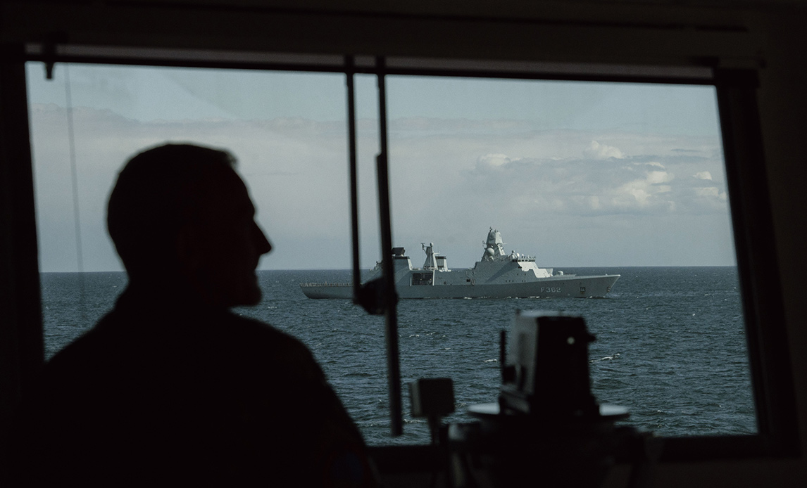 DANEX 2024. Skib set fra bro