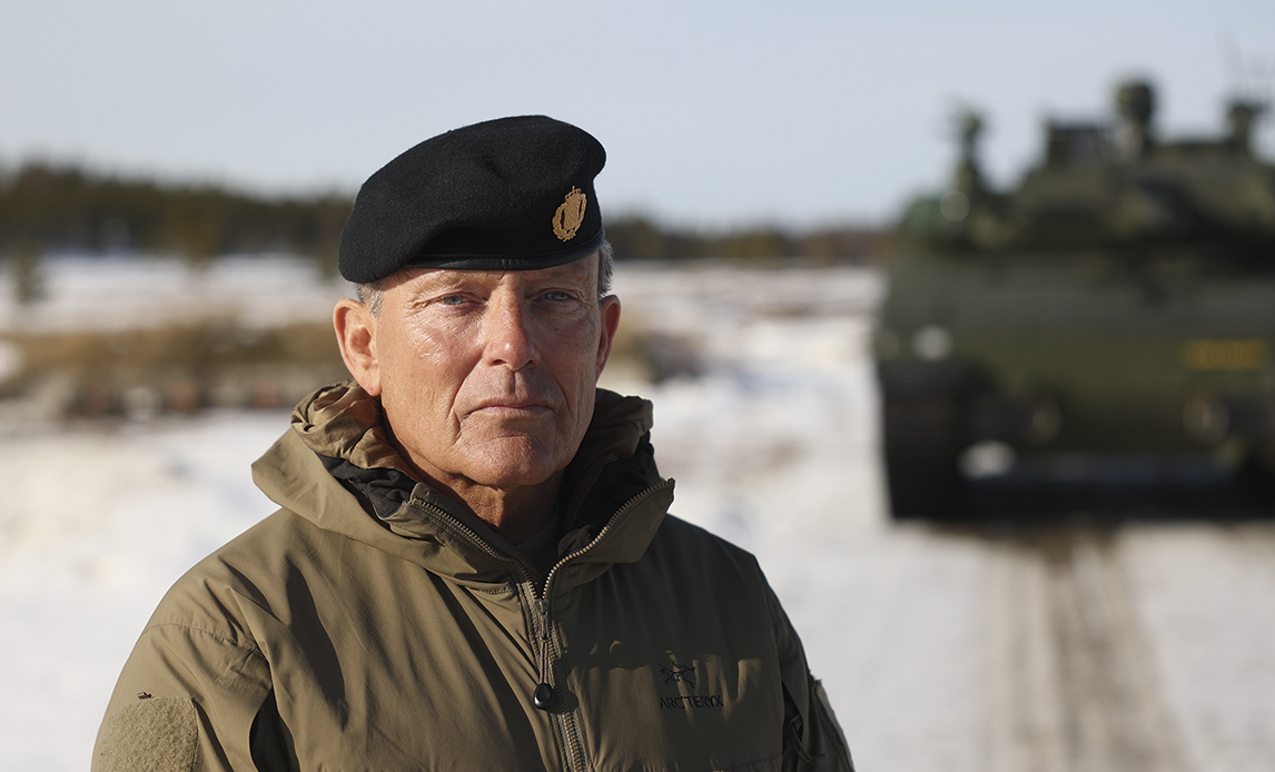 Peter Boysen, generalmajor, chef for Hærkommandoen