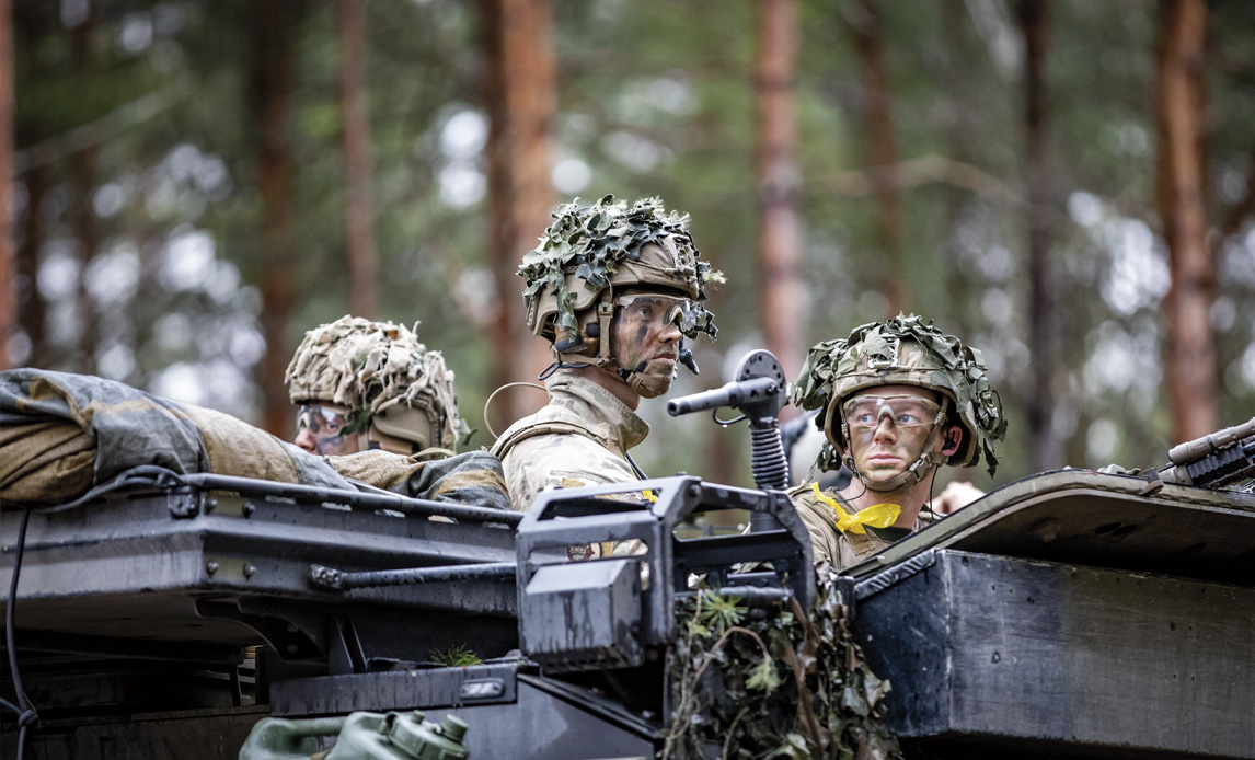 Danske soldater i Letland