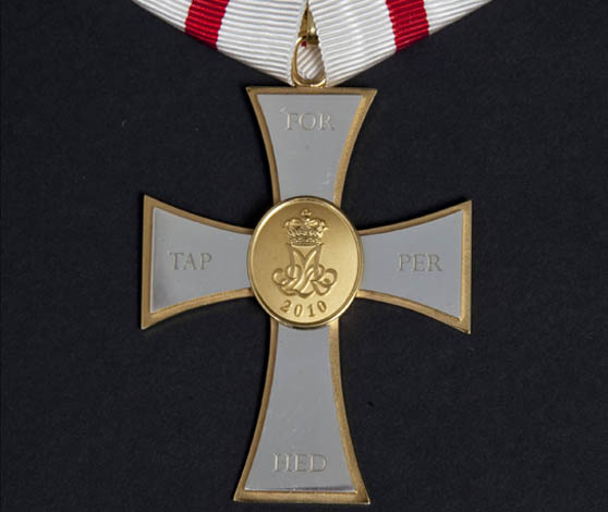 Tapperhedskorset er Forsvarets mest ærefulde medalje.