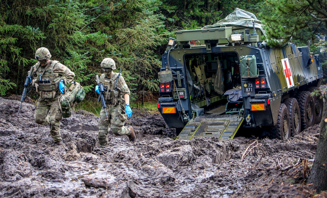 1. Logobataljon på øvelse