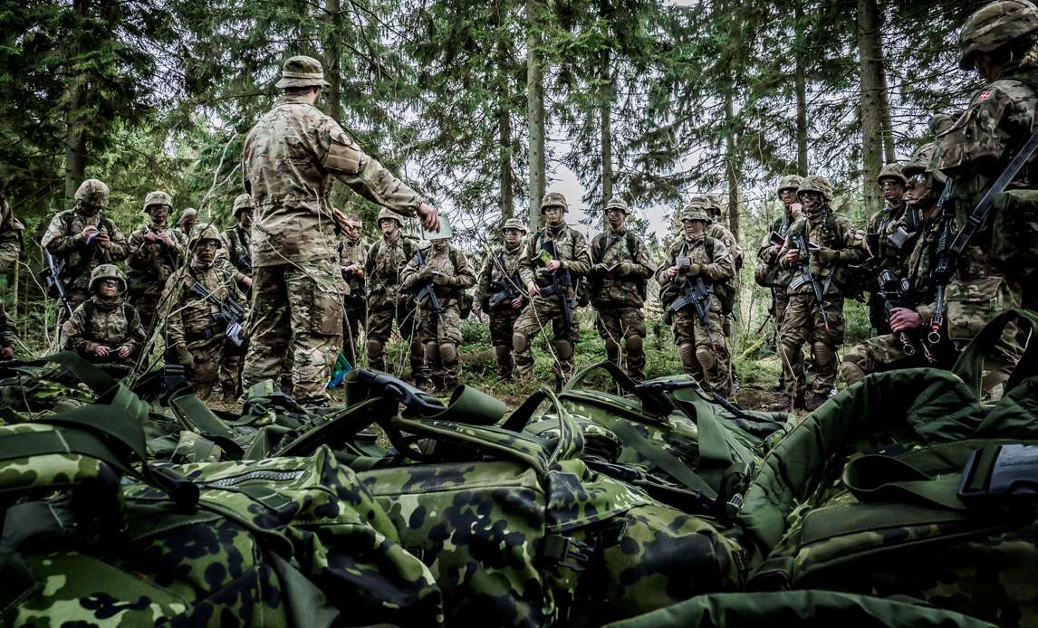 Ingeniørregimentets soldater i felten.