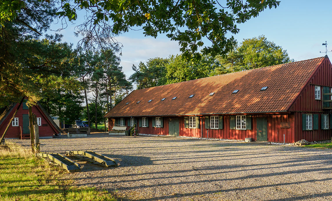 Jernbanemagasinet er bygget i 1868 som depot.