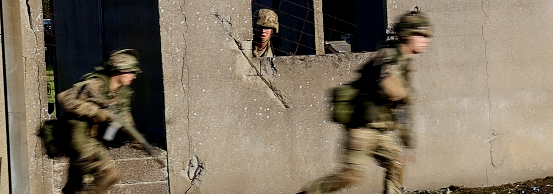 Slegsviske Fodregiment træner bykamp