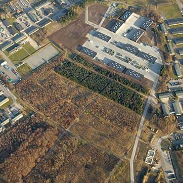 Luftfoto Alborg Kaserne