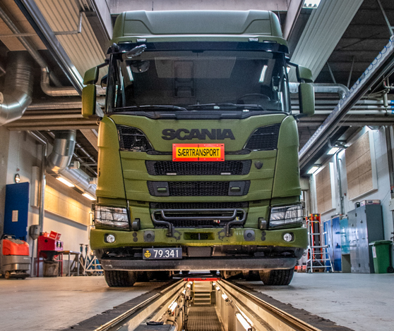 Blokvogn på værksted